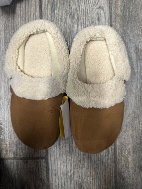 Dearform Womens Sabrina Faux Suede Slippers New Size Medium 7-8